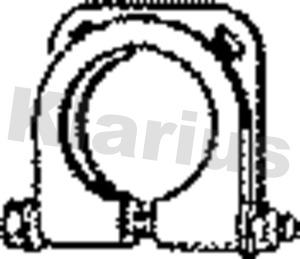 Klarius 430135 - Holding Bracket, silencer autospares.lv