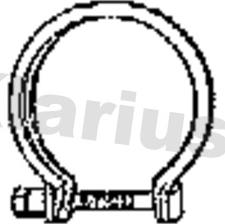 Klarius 430896 - Pipe Connector, exhaust system autospares.lv