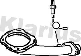 Klarius 150621 - Exhaust Pipe autospares.lv