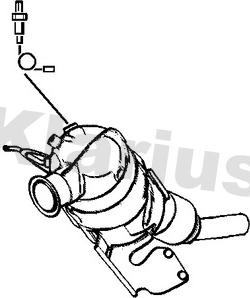 Klarius 390475 - Soot / Particulate Filter, exhaust system autospares.lv