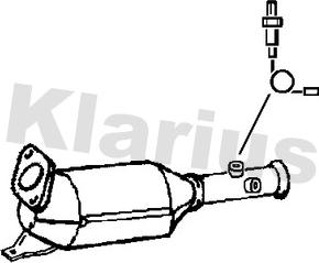 Klarius 390505 - Soot / Particulate Filter, exhaust system autospares.lv