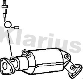 Klarius 390699 - Soot / Particulate Filter, exhaust system autospares.lv