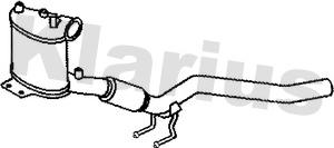 Klarius 390144 - Soot / Particulate Filter, exhaust system autospares.lv