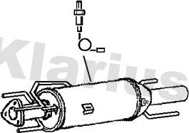 Klarius 390248 - Soot / Particulate Filter, exhaust system autospares.lv
