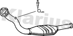 Klarius 380024 - Catalytic Converter autospares.lv