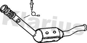 Klarius 380121 - Catalytic Converter autospares.lv