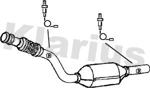 Klarius 321900 - Catalytic Converter autospares.lv