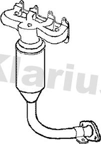 Klarius 321546 - Catalytic Converter autospares.lv