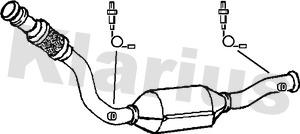 Klarius 321588 - Catalytic Converter autospares.lv