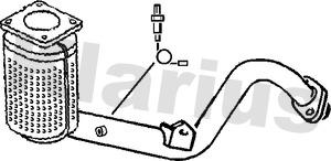 Klarius 321525 - Catalytic Converter autospares.lv