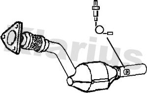 Klarius 322346 - Catalytic Converter autospares.lv