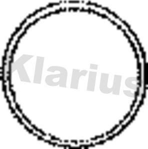 Klarius HAG16AC - Gasket, exhaust pipe autospares.lv