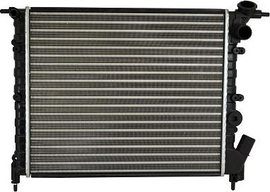 Klaxcar France 80120z - Radiator, engine cooling autospares.lv