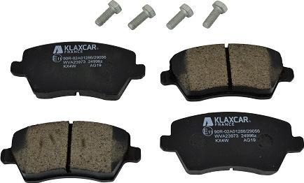Klaxcar France 24996z - Brake Pad Set, disc brake autospares.lv