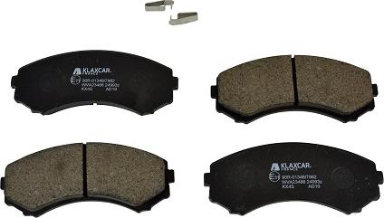 Klaxcar France 24993z - Brake Pad Set, disc brake autospares.lv