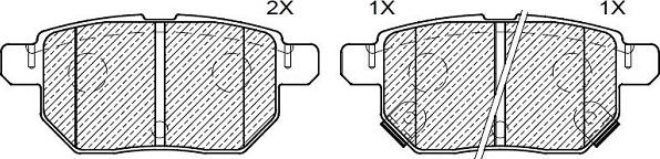 Klaxcar France 24943z - Brake Pad Set, disc brake autospares.lv