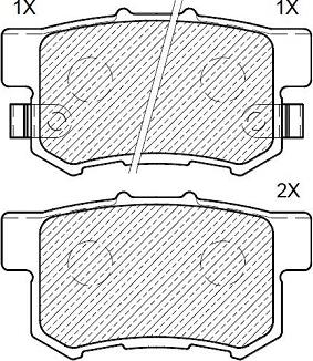 Klaxcar France 24959z - Brake Pad Set, disc brake autospares.lv