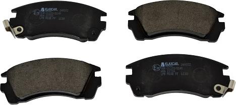 Klaxcar France 24937z - Brake Pad Set, disc brake autospares.lv