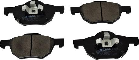 Klaxcar France 24923z - Brake Pad Set, disc brake autospares.lv