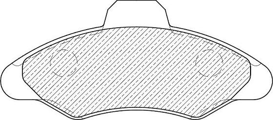 Klaxcar France 24524z - Brake Pad Set, disc brake autospares.lv