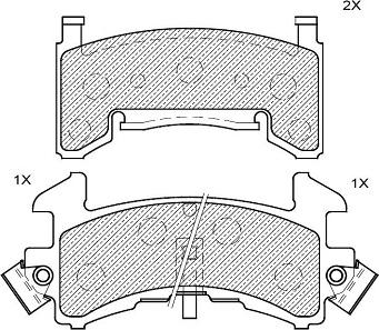 Spidan 32120 - Brake Pad Set, disc brake autospares.lv