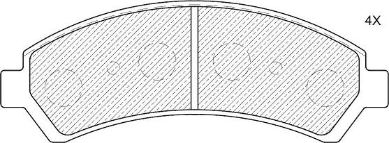 Klaxcar France 24614z - Brake Pad Set, disc brake autospares.lv