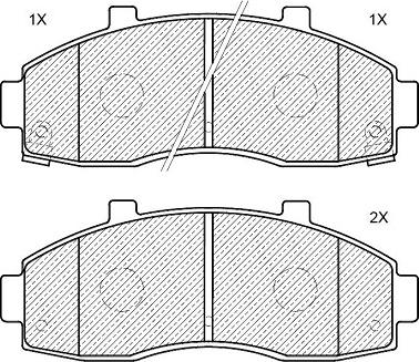 Klaxcar France 24612z - Brake Pad Set, disc brake autospares.lv