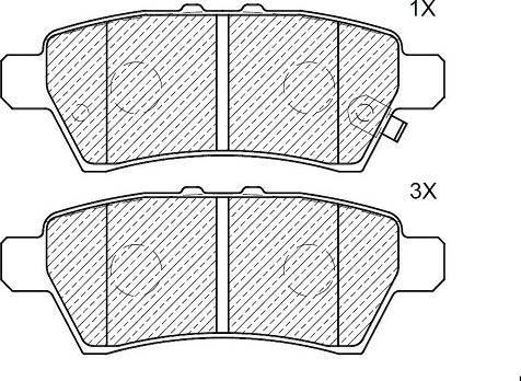 Klaxcar France 24630z - Brake Pad Set, disc brake autospares.lv