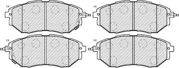 Klaxcar France 24629z - Brake Pad Set, disc brake autospares.lv