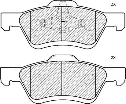 Klaxcar France 24624z - Brake Pad Set, disc brake autospares.lv