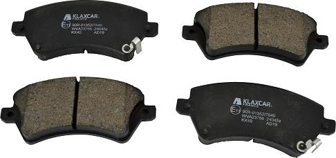 Klaxcar France 24045z - Brake Pad Set, disc brake autospares.lv