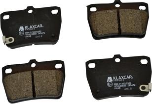Klaxcar France 24047z - Brake Pad Set, disc brake autospares.lv