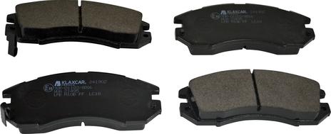 Klaxcar France 24190z - Brake Pad Set, disc brake autospares.lv