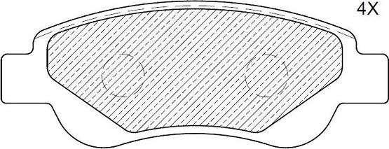 Klaxcar France 24142z - Brake Pad Set, disc brake autospares.lv