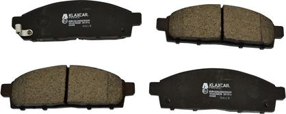 Klaxcar France 24151z - Brake Pad Set, disc brake autospares.lv