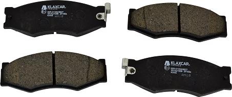 Klaxcar France 24165z - Brake Pad Set, disc brake autospares.lv