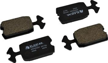 Klaxcar France 24116z - Brake Pad Set, disc brake autospares.lv