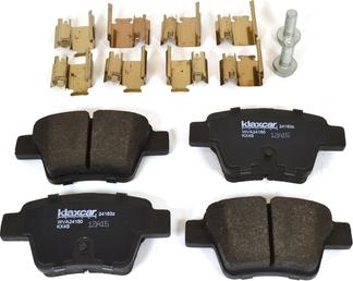 Klaxcar France 24183z - Brake Pad Set, disc brake autospares.lv