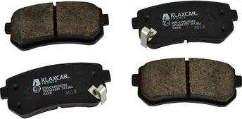 Klaxcar France 24136z - Brake Pad Set, disc brake autospares.lv