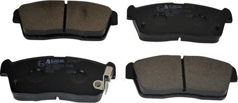 Klaxcar France 24179z - Brake Pad Set, disc brake autospares.lv