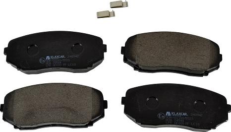 Klaxcar France 24894z - Brake Pad Set, disc brake autospares.lv