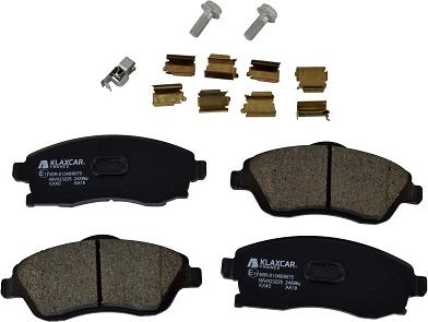 Klaxcar France 24896z - Brake Pad Set, disc brake autospares.lv