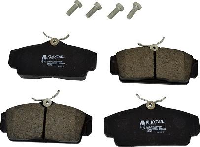 Klaxcar France 24855z - Brake Pad Set, disc brake autospares.lv