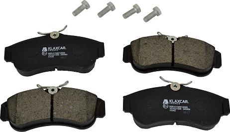 Klaxcar France 24856z - Brake Pad Set, disc brake autospares.lv