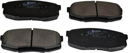 Klaxcar France 24889z - Brake Pad Set, disc brake autospares.lv