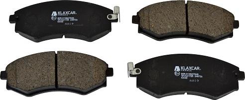 Klaxcar France 24872z - Brake Pad Set, disc brake autospares.lv