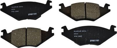 Klaxcar France 24331z - Brake Pad Set, disc brake autospares.lv