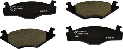 Klaxcar France 24327z - Brake Pad Set, disc brake autospares.lv