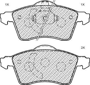 Klaxcar France 24767z - Brake Pad Set, disc brake autospares.lv