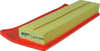 Klaxcar France FA042z - Air Filter, engine autospares.lv